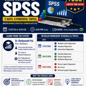 3-Days Live SPSS Workshop at Rs 999 : Limited Seats Available